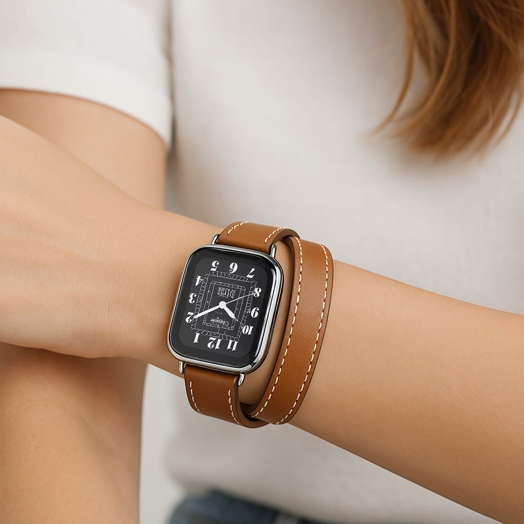 Women’s Watch Strap | for Apple Watch | Double Wrap Leather