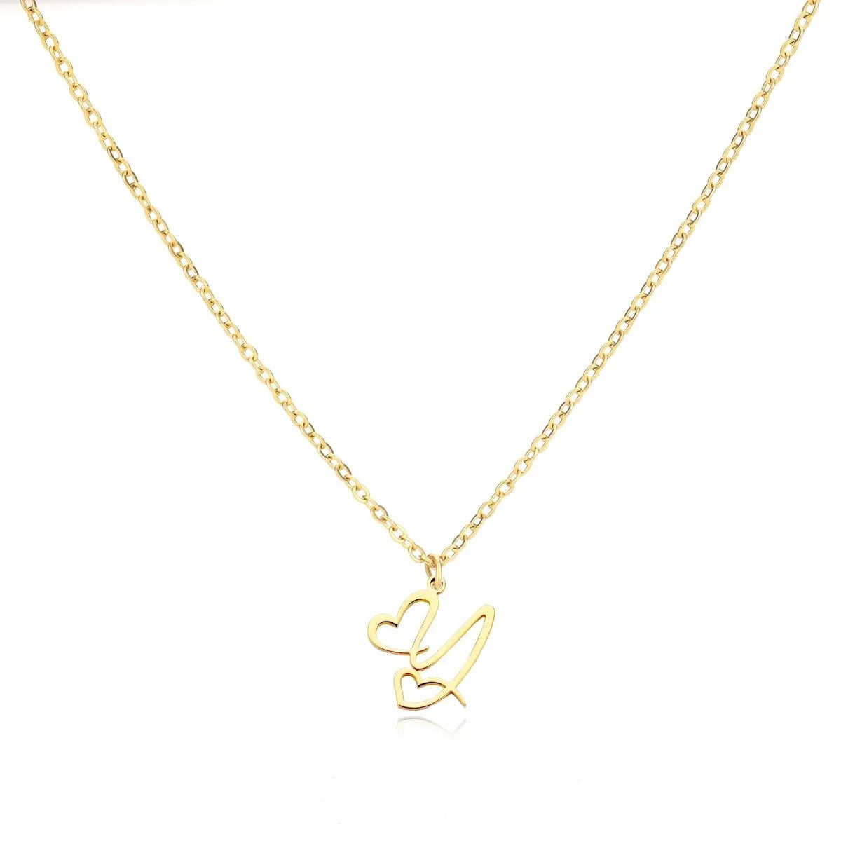 Women’s Personalised Heart Initial Necklace