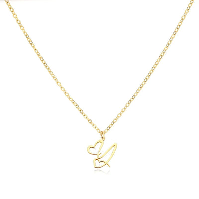 Women’s Personalised Heart Initial Necklace