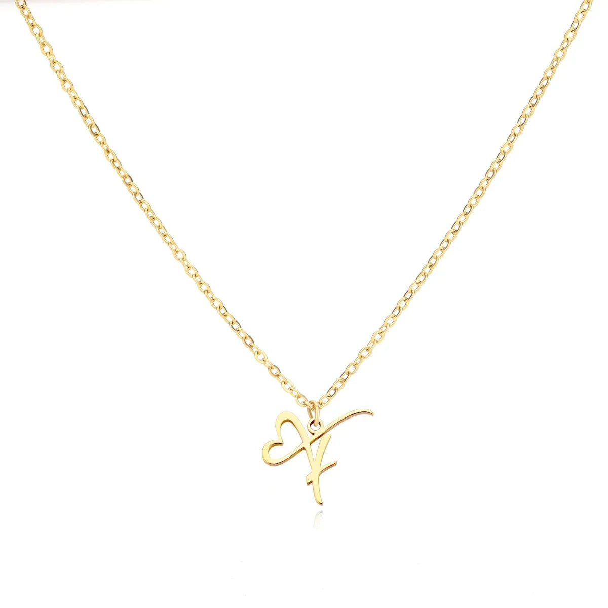 Women’s Personalised Heart Initial Necklace