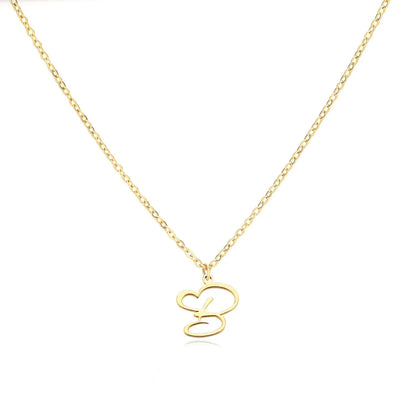 Women’s Personalised Heart Initial Necklace