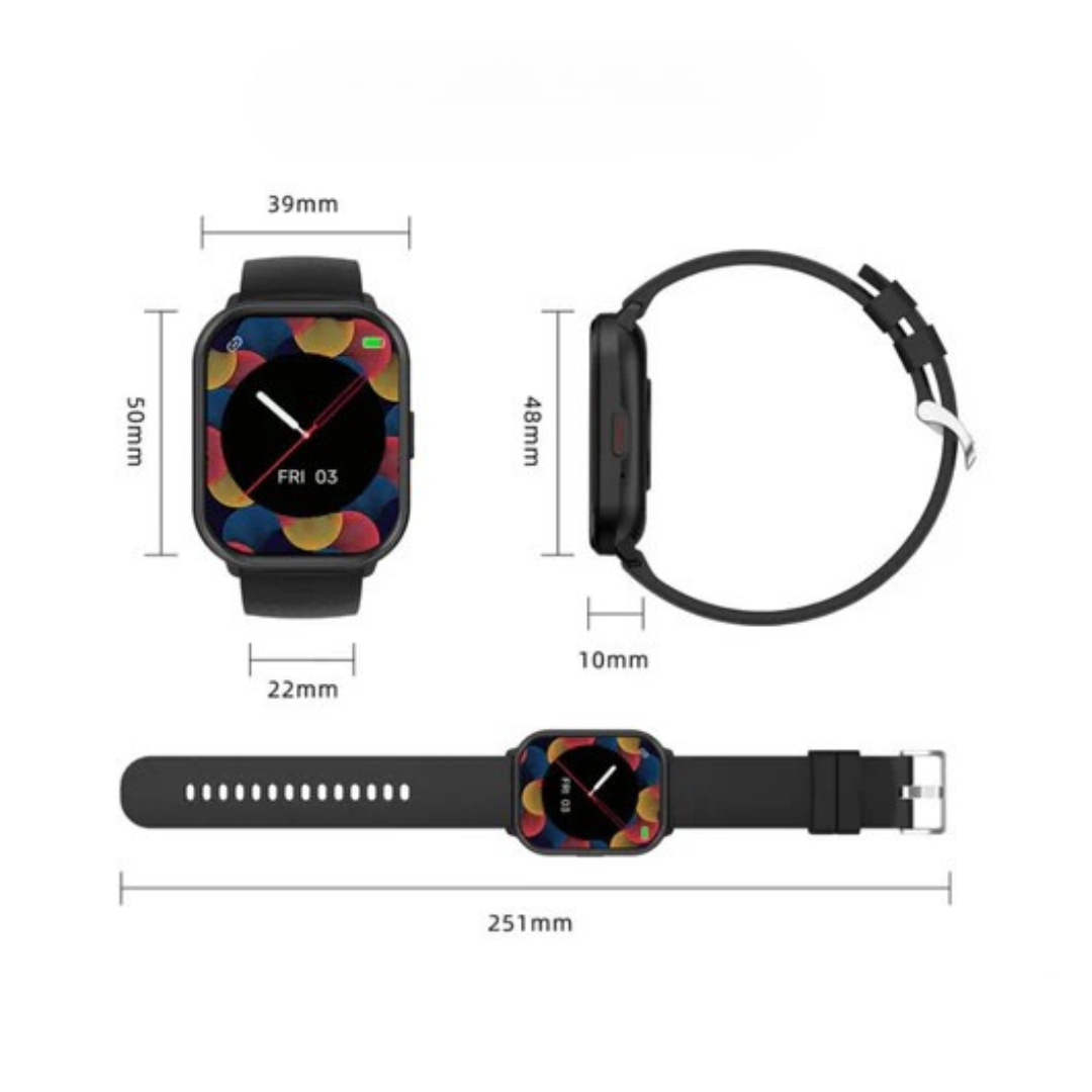 Unisex Fitness Smartwatch IP68 Waterproof