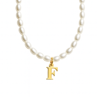 Women’s Personalised Pearl Initial Necklace