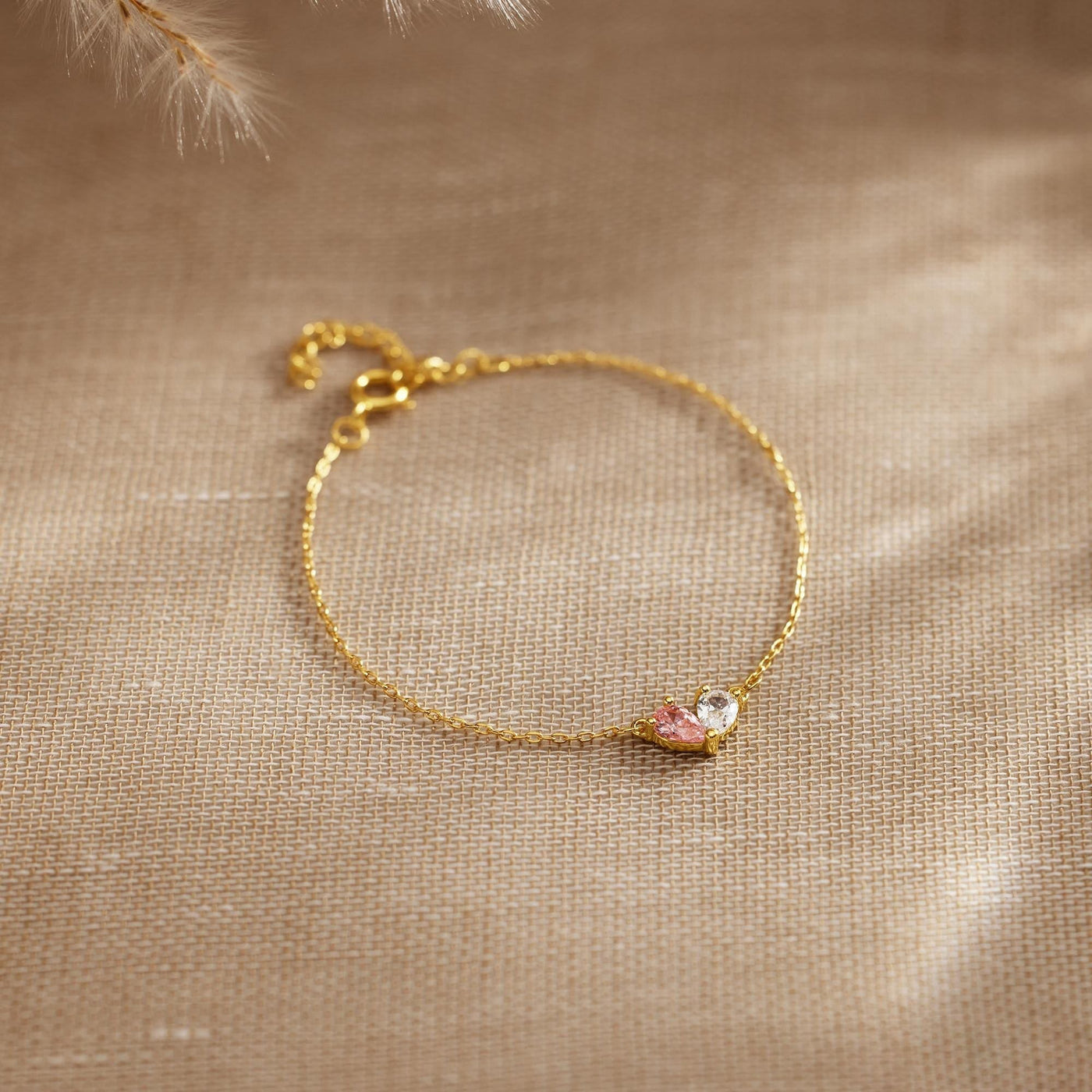 Women’s Personalised Mother Daughter Birthstone Bracelet
