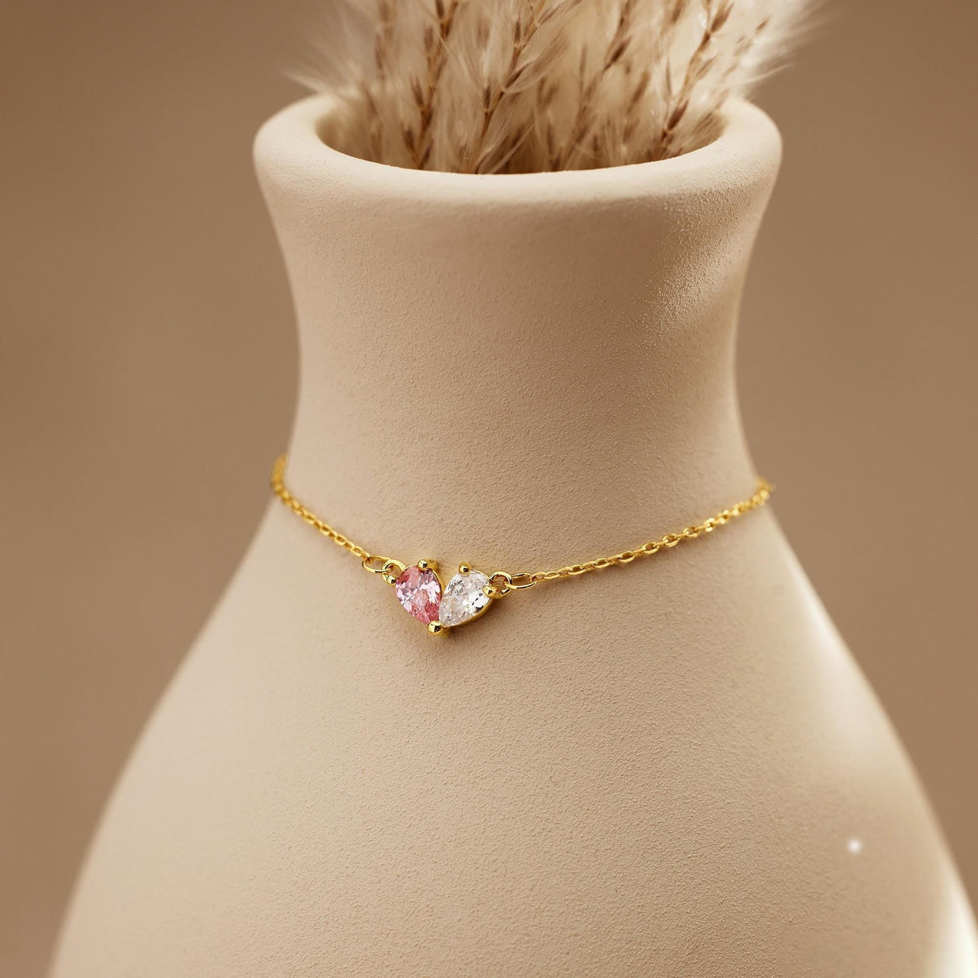 Women’s Personalised Mother Daughter Birthstone Bracelet