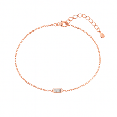 Women’s Personalised Baguette Birthstone Bracelet